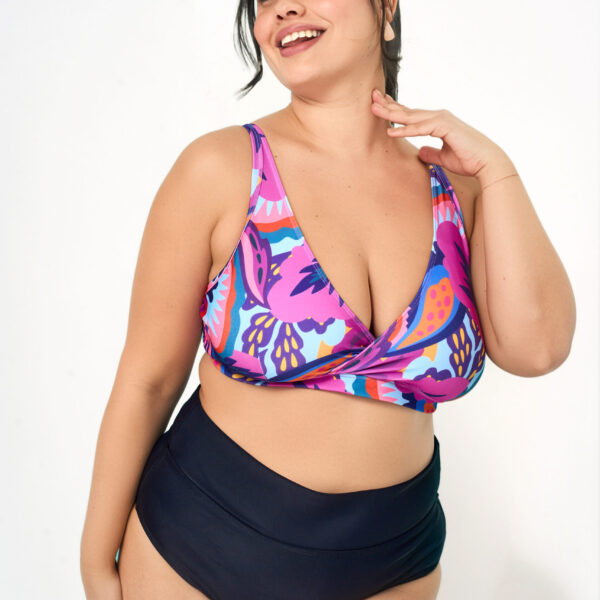 Alternative view of Corpiño de Malla Holter Estampado | Art. 2399 y 2399/1